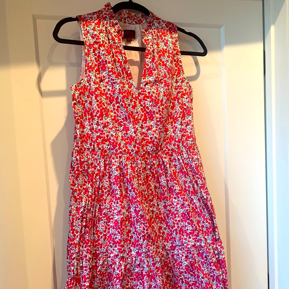 J Crew Liberty Fabric midi dress in XXS